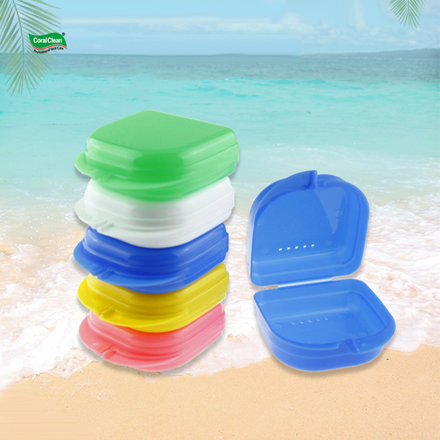 Colorful Denture Box Good Breathable Retainer Case Storage Boxes