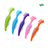 Denture Brush Cleaning for the Elderly Orthodontic Brush Double Ended Brushes for Dentures