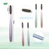 Long Head Adult Toothbrush Family Package 5pcs Tooth Brushes Set Anti-slip Handle