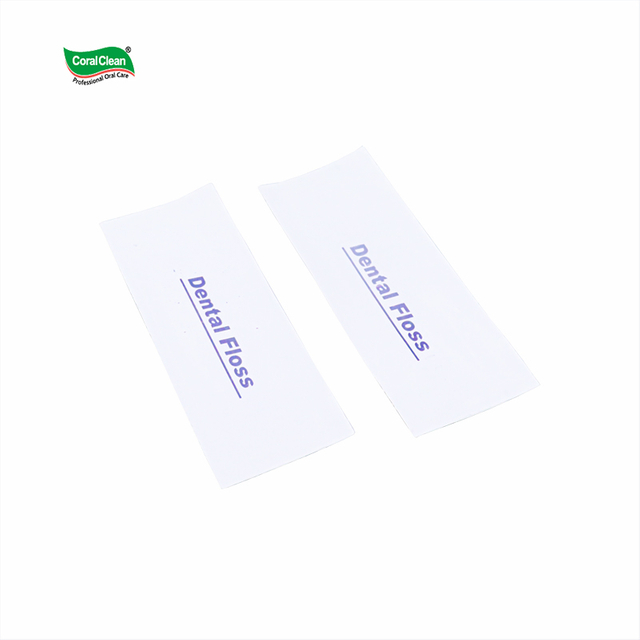 Single Packaging Dental Floss Coated Paper Independent Packaging Floss OEM Processing Customization