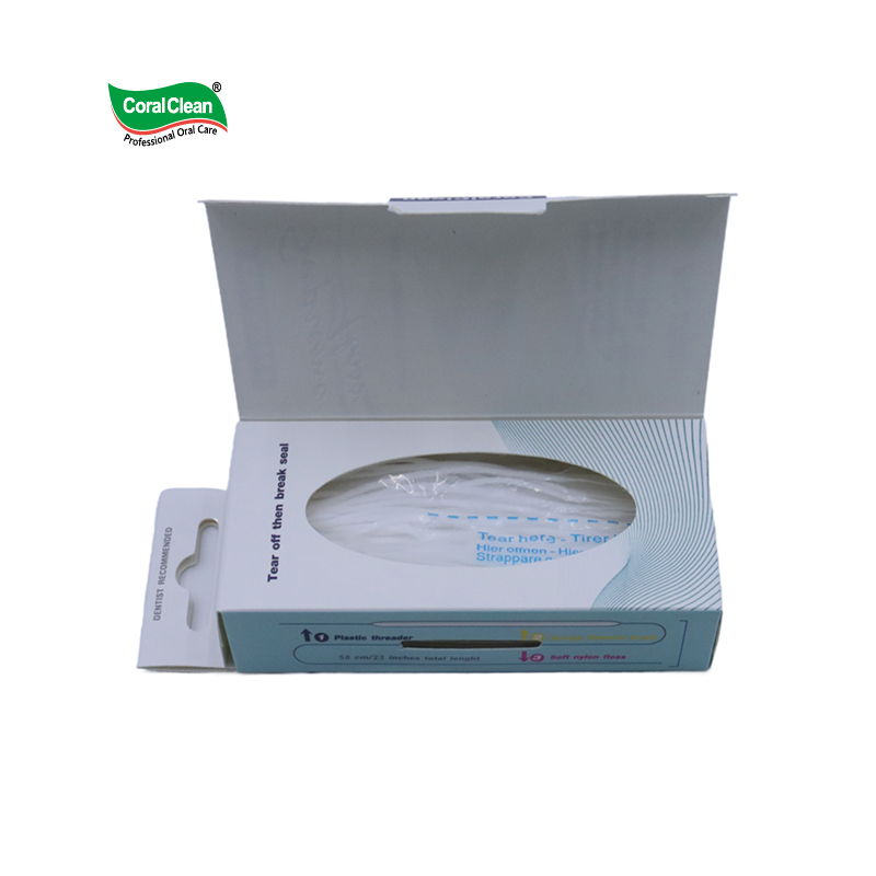 3 in 1 Dental Super Floss Plastic Free Expanding Nylon Floss Threader Oral Care