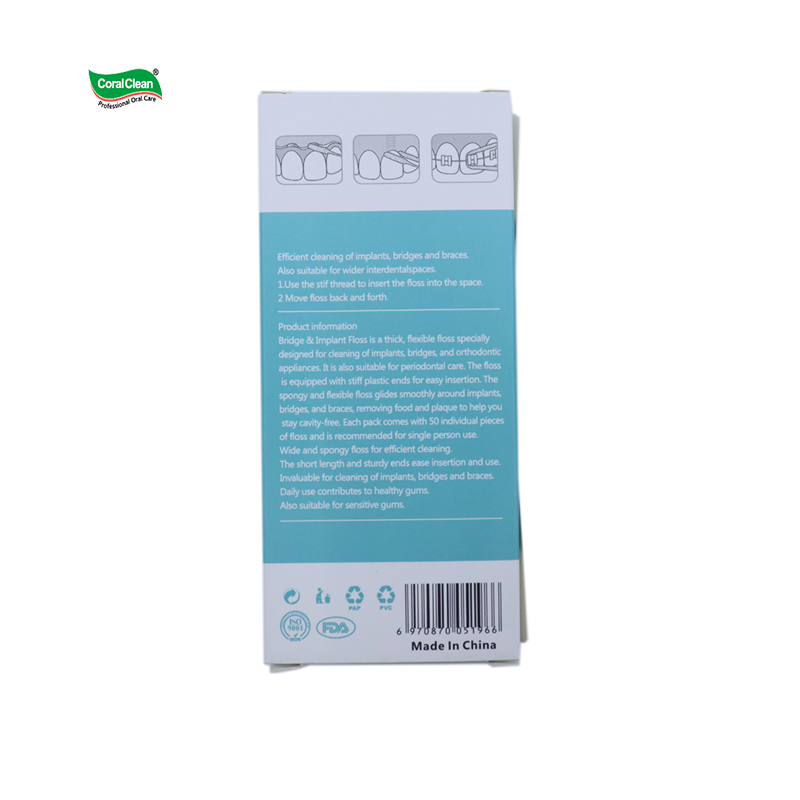High Quality 2 in 1 Dental Super Floss Nylon Floss Plastic Free