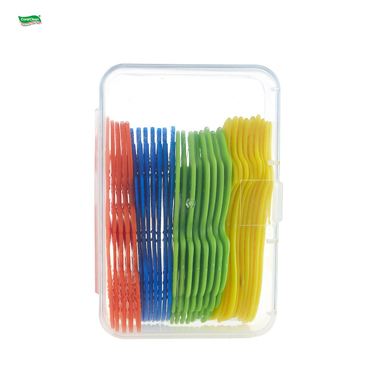 Children Kids Dental Flosser Cleaner Toothpick in Cute Animal Shape