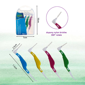 Manufacturer Interdental Brush with Handle Unique Ortho Products Interproximal Brushes Between Teeth