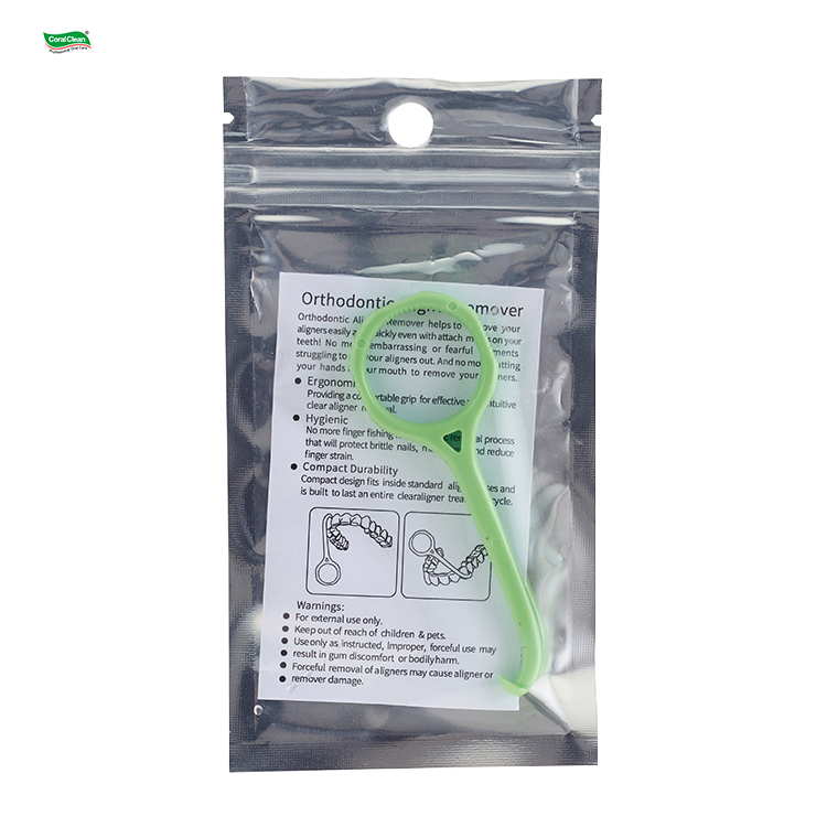 Individual Packaged Aligner Removal Tool Invisible Dental Clear Aligners Removal Hooks Multilayer