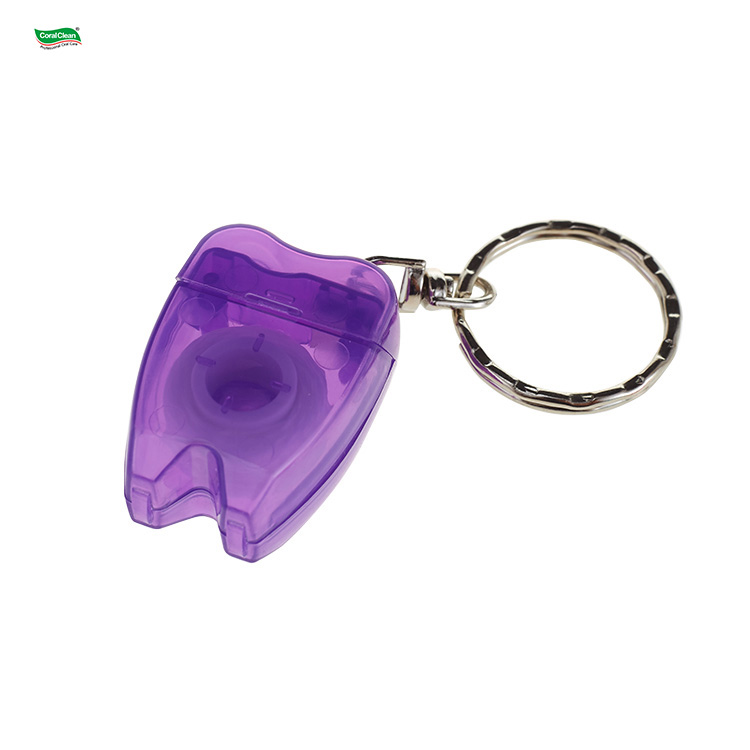 Private Label Dental Floss in Box Key Chain Dental Flosser Panties