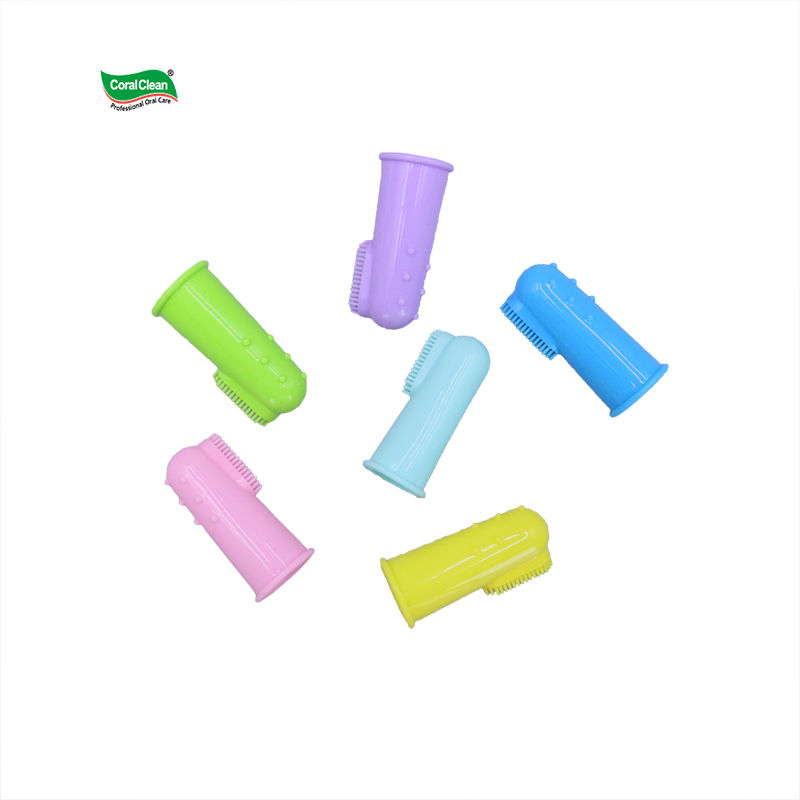 Manufacturer Wholesale Silicone Baby Finger Toothbrush Dental Glue Baby Brushing Cleaning Soft