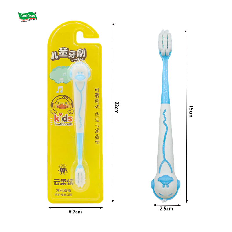 Cartoon Music Duck Style Children Toothbrush Small Head Soft bristles Baby over 3 Years Old Kids Teeth Brush