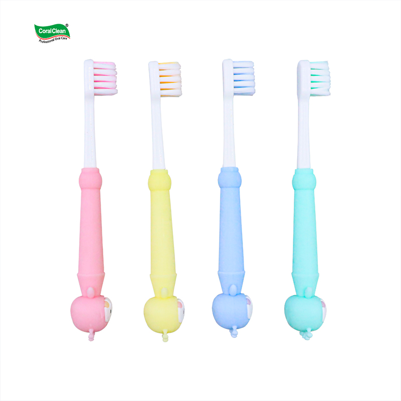 Personal Care Manufacturer Colorful Cute Children Toothbrush Ultra Soft Bristles Kid Toothbrushes