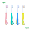 Cute Cartoon Dinosaur Shape Soft BPA-Free Bristle Non-slip Grip Manual Child Toothbrush for Kid Toddlers Gift Children Oral Care