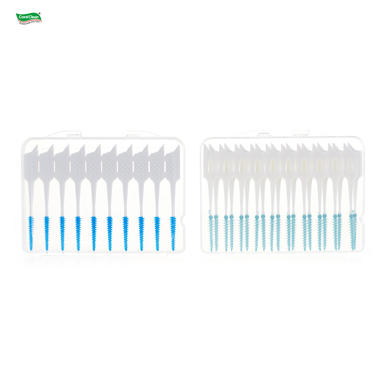 High Quality CE ISO Approved Dental Soft Picks Rubber Interdental Brush