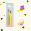 Wholesale Children Toothbrush Soft Bristles with Multiple Bristles Double Pack Kids Toothbrushes for 3-6 Years Old