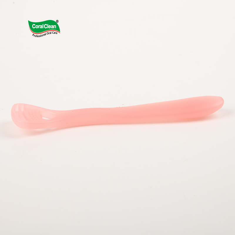 Silicone Tongue Scraper Kids Tongue Coating Cleaner Children Tongue Coating Brush Environmentally Friendly Material