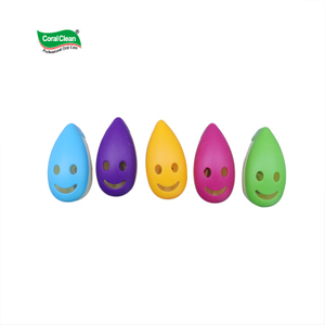 Smiling Face Suction Cup Toothbrush Holder Creative Bathroom Wall Mounted No Punching Toothbrush Storage