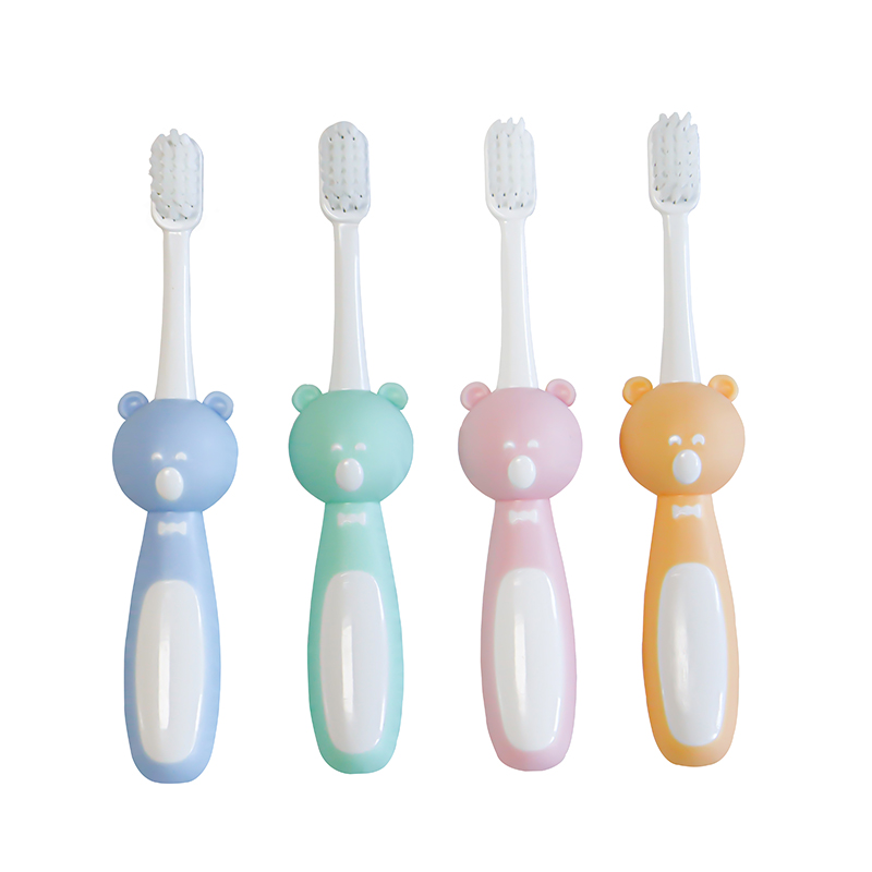 Manufacturer Cute Kids Toothbrush Extra Soft Bristles Bear Style Child Tooth Brushes