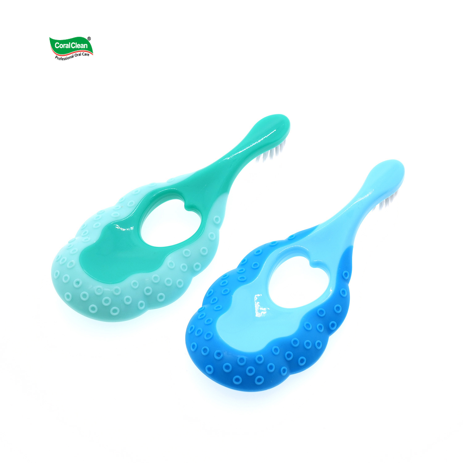 Cute Children Toothbrush Soft Bristled 0-3 Years Old Cleaning and Protecting Gums Baby Training Toothbrush