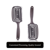 Customizable Large Square Hair Comb Eco-friendly Coconut Fiber Heat & Corrosion Resistant Biodegradable