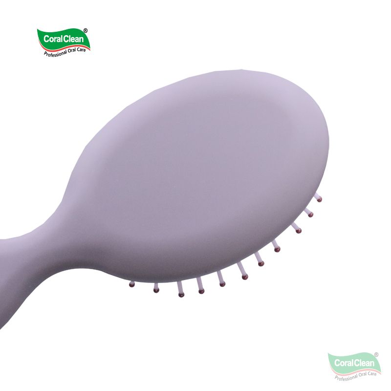 Soft Elastic Coating Kids Air Cushion Hair Brush Detangling for Children Gentle on Scalp Portable Travel Wholesale Custom Logo