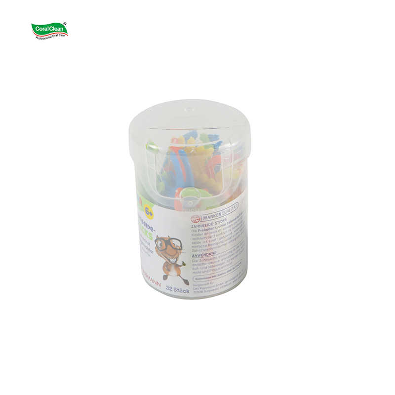 Dental Children Stick Colorful Kids Floss Dental Pick Oral Cleaning Care