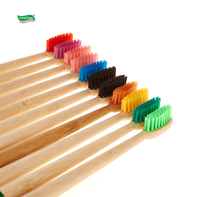 Personal Care High Quality Soft Bristles Adult Bamboo Toothbrush