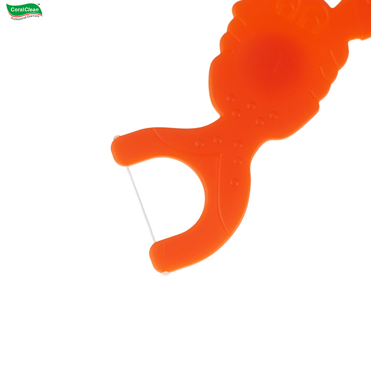Children Kids Dental Flosser Cleaner Toothpick in Cute Animal Shape