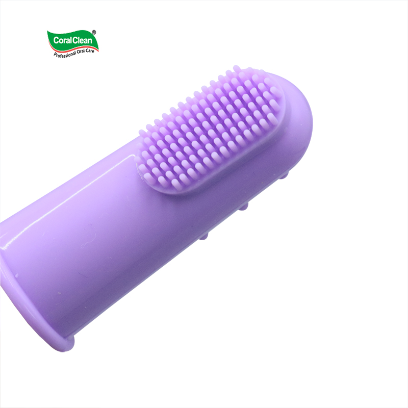 Manufacturer Wholesale Silicone Baby Finger Toothbrush Dental Glue Baby Brushing Cleaning Soft