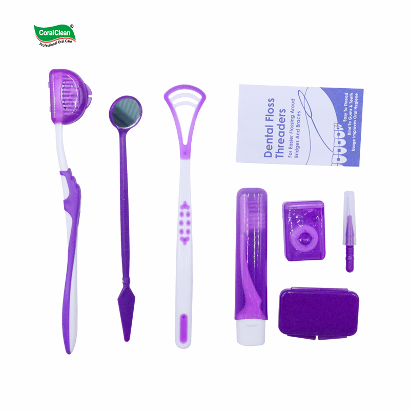 Oral Hygiene Orthodontic Kit New 8 PCS Set Dental Ortho Kit Without Hourglass