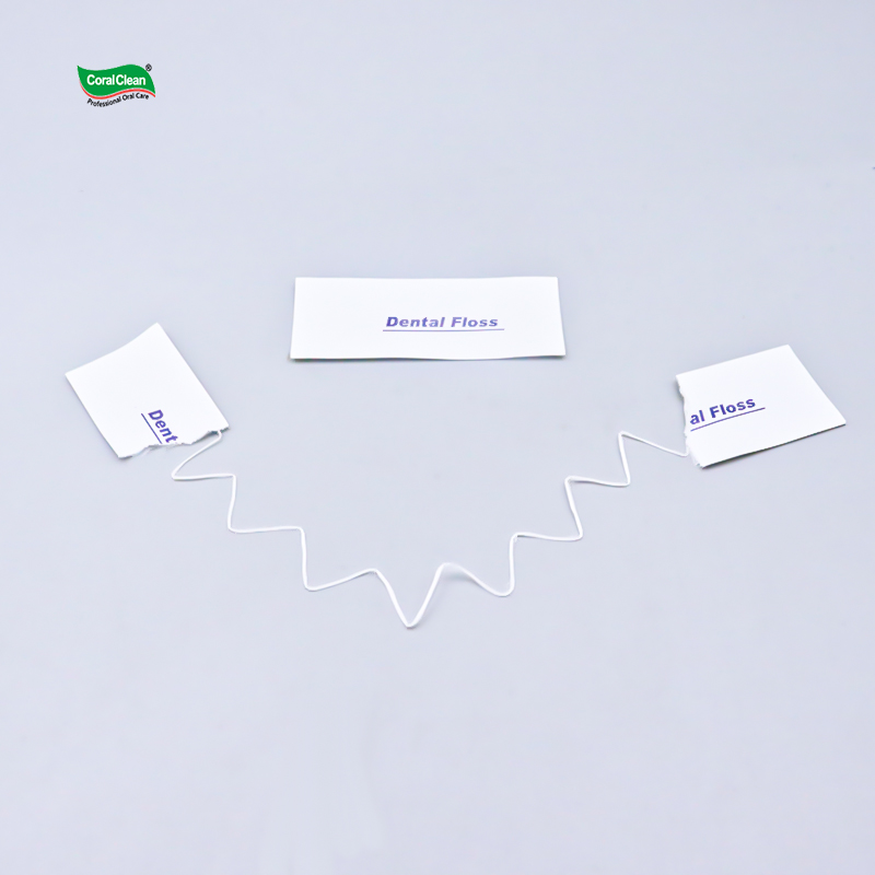 Single Packaging Dental Floss Coated Paper Independent Packaging Floss OEM Processing Customization