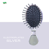 The pocket comb adopts soft air cushion teeth, which won't tear or pull out tangles, and easily slides through your hair, gently removing tangles. Plastic hair combs combine with fine and wide teeth,