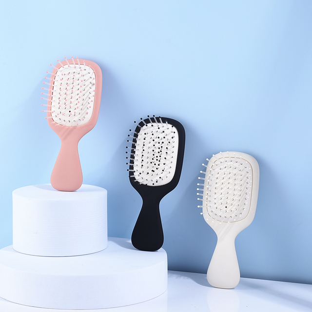 Air Cushion Hair Brush Square Compact Gentle Detangling Scalp Massager for Travel