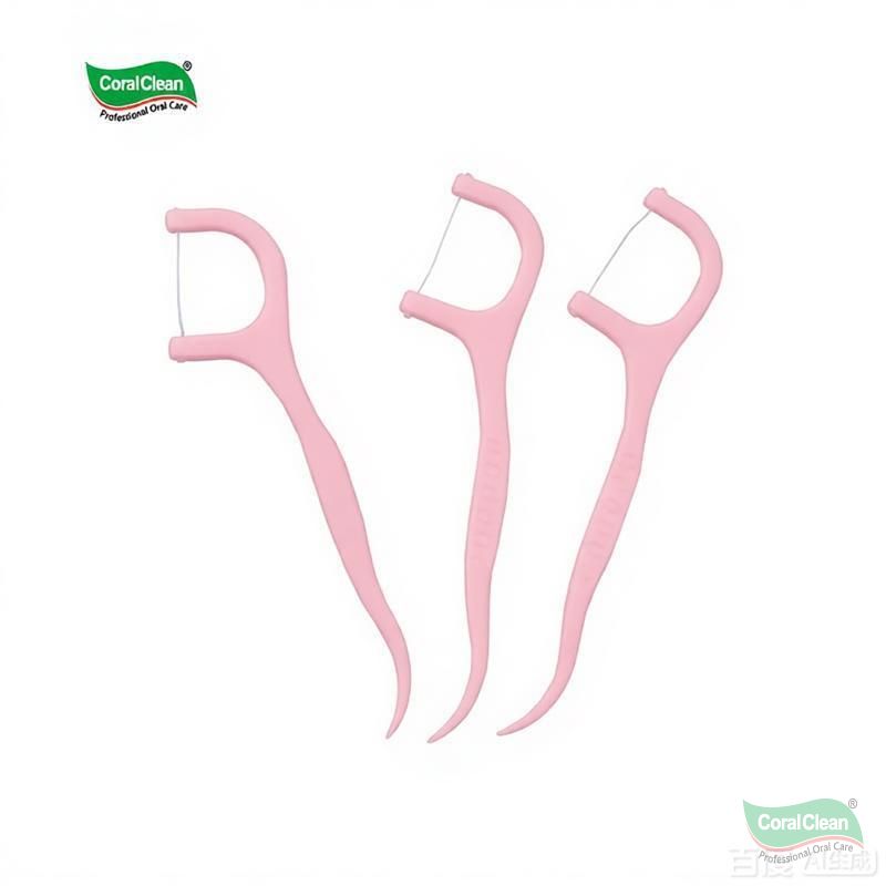 Wholesale Bulk 50Pcs Dental Floss Picks Eco Friendly Plastic Handle Mint Flavor Waxed Teeth Flosser for Home Travel & Office Use