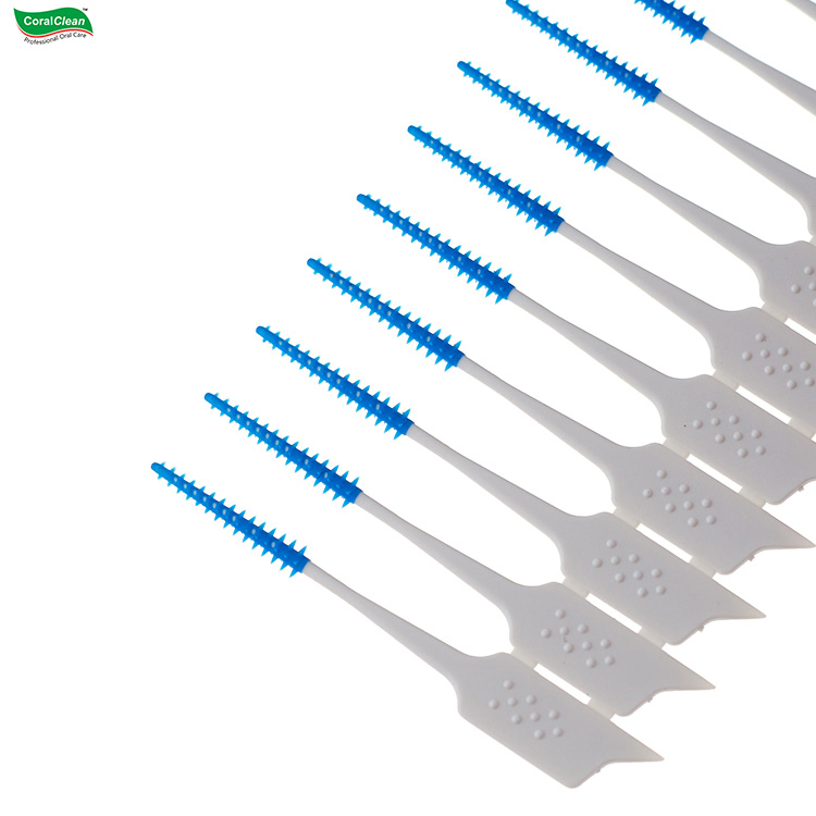 High Quality CE ISO Approved Dental Soft Picks Rubber Interdental Brush