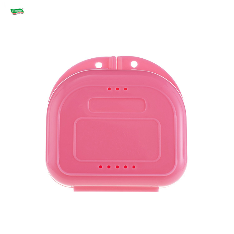 Manufacturer Logo OEM Cleaning Bath Box Denture Case Keep Clean