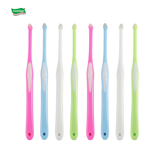 Manufacturer Single Tuft Toothbrush Orthodontic Teeth Brush 8PCS Brushes Set