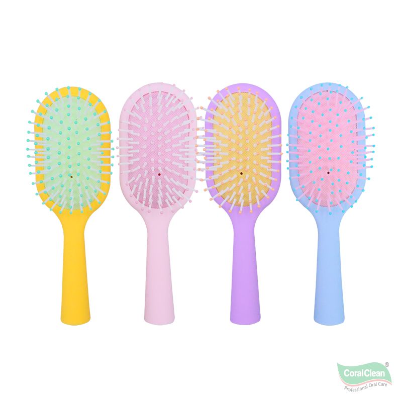 OEM ODM Vertical Scalp Massage High Elasticity Air Cushion Hair Brush Ergonomic Handle Promotes Blood Circulation Anti-tangle