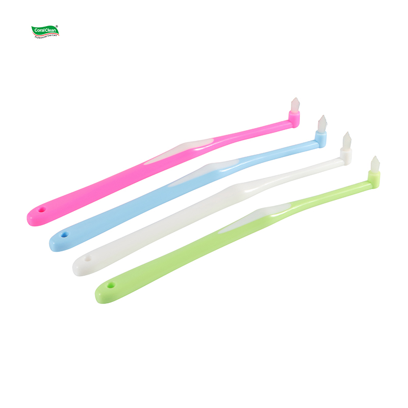 Ortho Brush Dental Multicolor Tooth Brush Orthodontic End Tuft Toothbrush