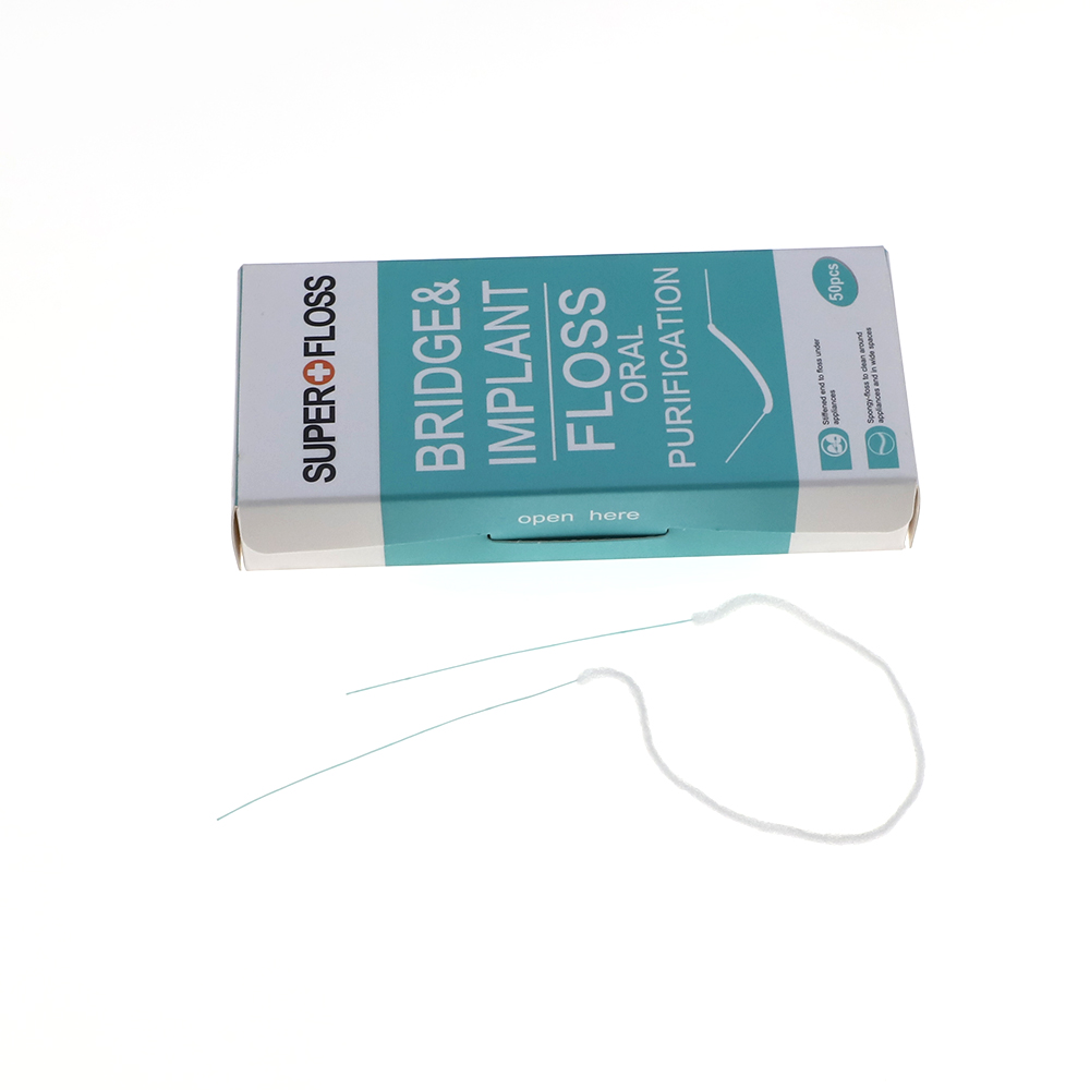 High Quality 2 in 1 Dental Super Floss Nylon Floss Plastic Free