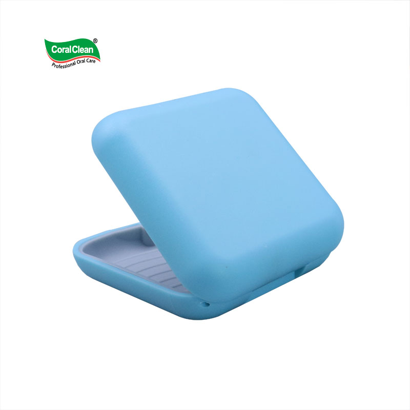 Dental Tray Case with Mirror Caja Retenedor De Ortodoncia Silicone Container Retainer Box