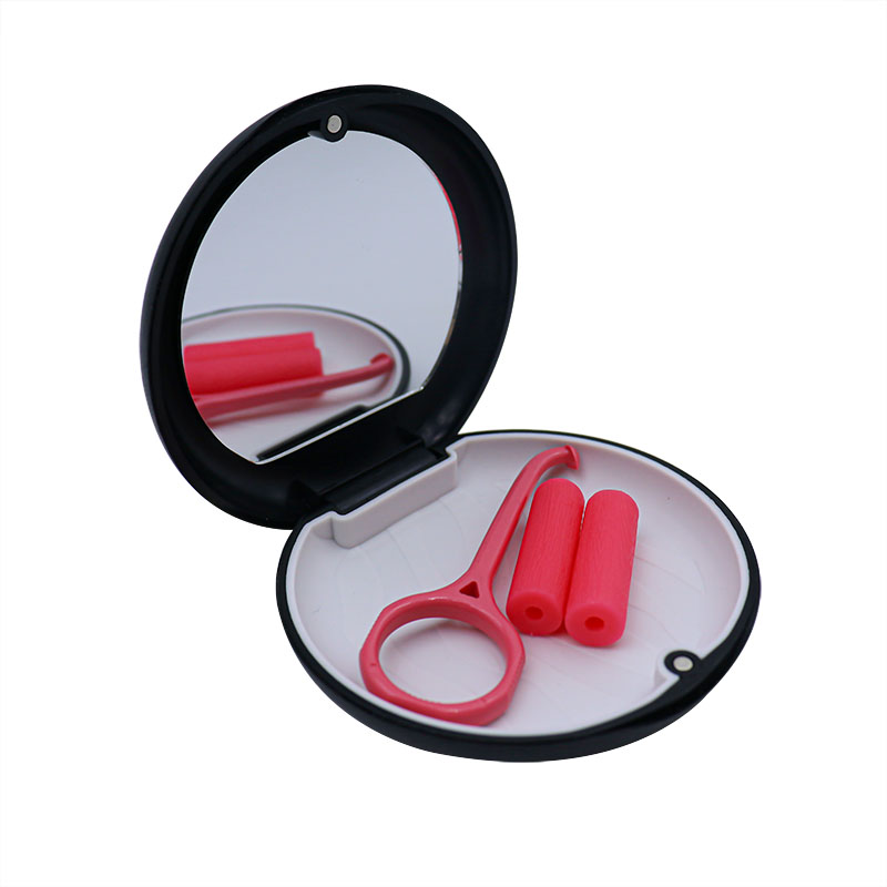High Quality Denture Storage Chewies Aligner Retainer Case with Mirror