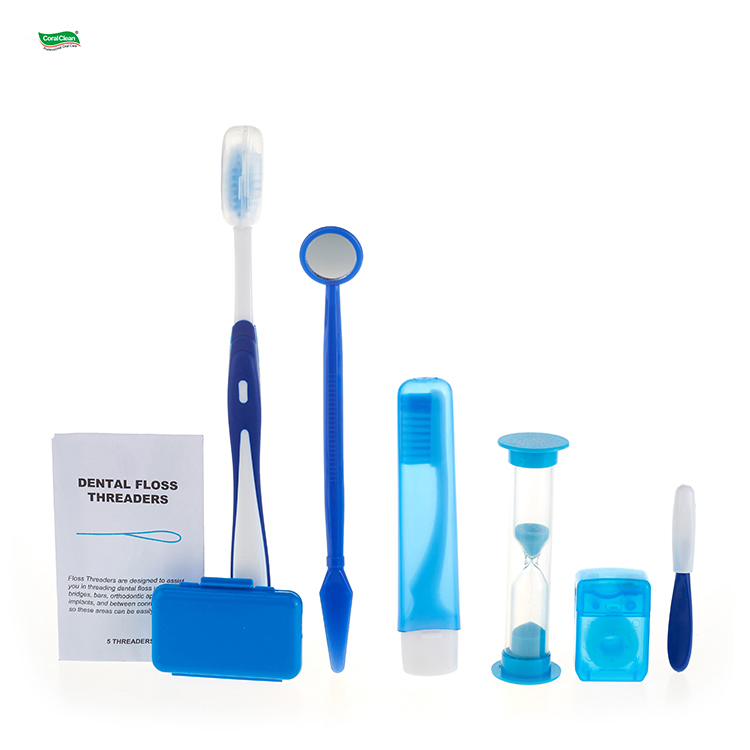 Dental Promotional Orthodontic Care Kit Hygiene Orthodontic Cleaning Kit Ortho Kit Dental Goodie Bag