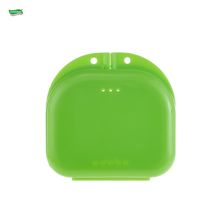 Manufacturer Logo OEM Cleaning Bath Box Denture Case Keep Clean