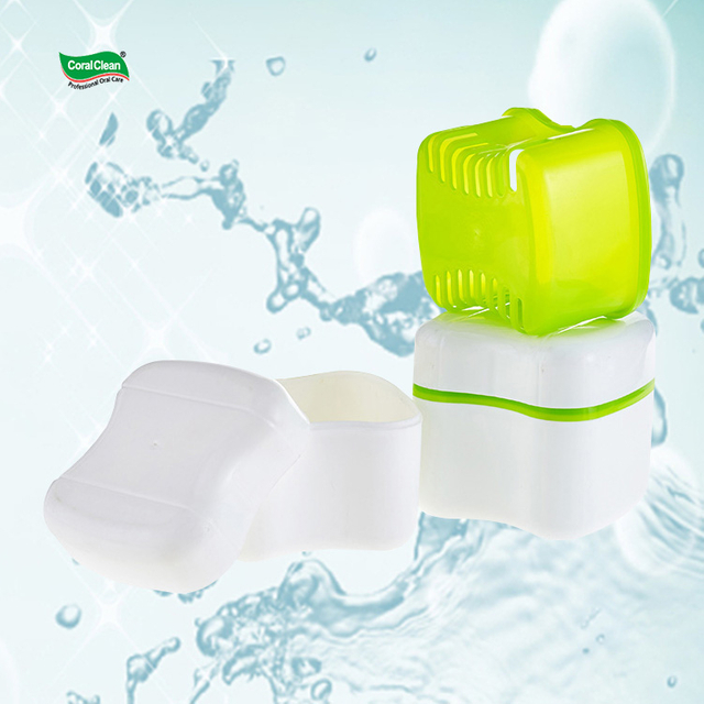 Manufacturer Storage Boxes Large Denture Box Dental Retainer Case
