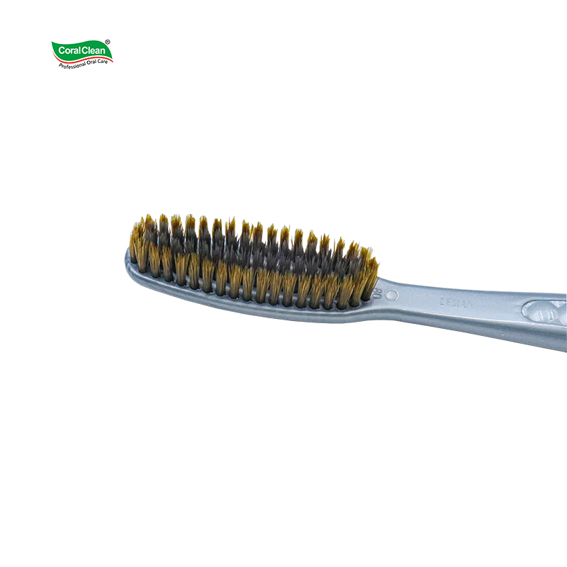 Long Head Adult Toothbrush Family Package 5pcs Tooth Brushes Set Anti-slip Handle