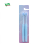 Wholesale Plastic Adult Toothbrush 2 Pieces Pack Soft Bristles Cleaning Teeth Colorful Brushes