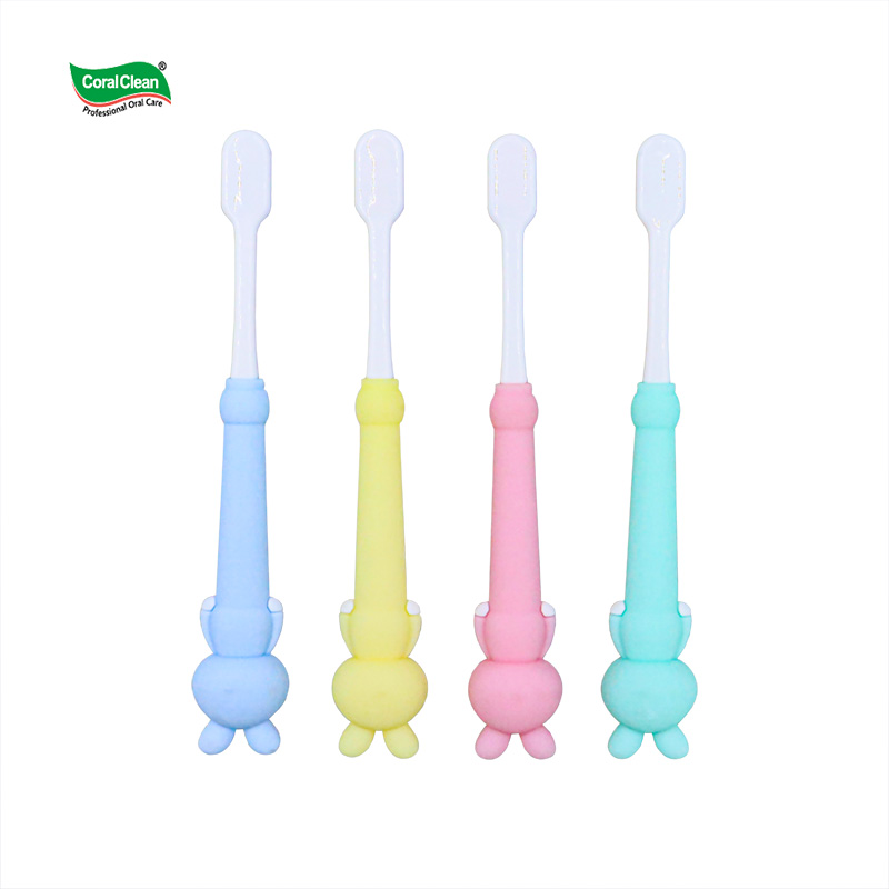 Colorful Extra Soft Bristles Child Toothbrush Cute Rabbit Style Kids Toothbrush Keep Cleaning