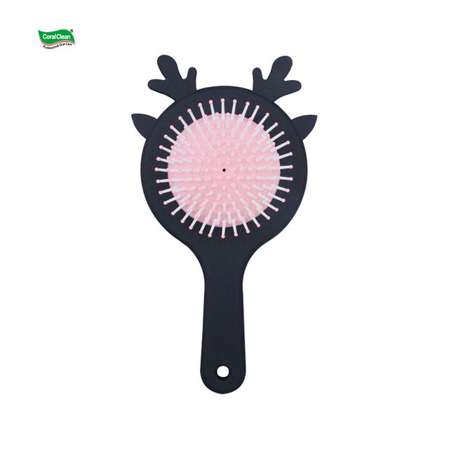Professional Scalp Massage Cushion Hair Brush with High Elastic Air Pad for Hair Styling Stress Relief Anti-Static Wide Tooth