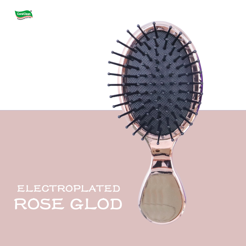 The pocket comb adopts soft air cushion teeth, which won't tear or pull out tangles, and easily slides through your hair, gently removing tangles. Plastic hair combs combine with fine and wide teeth,