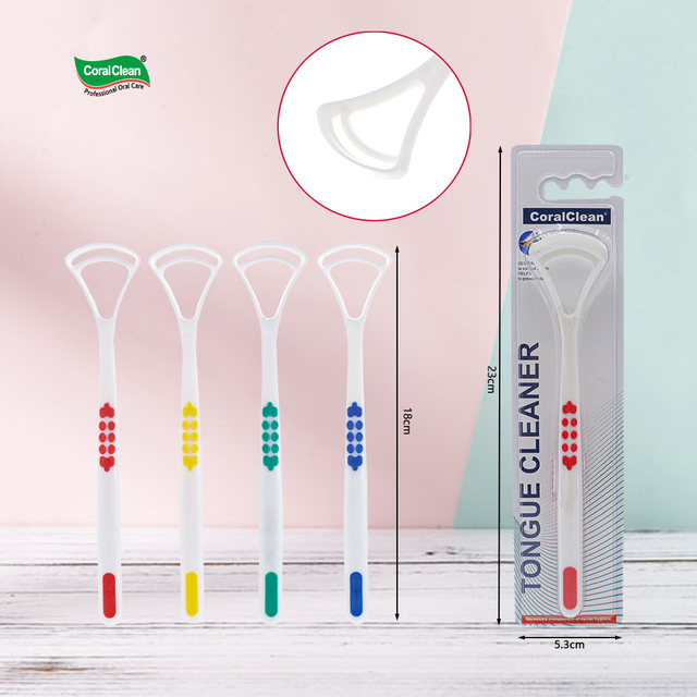Wholesale Plastic Tongue Cleaner Dental Products Sostenible Tongue Ticklers