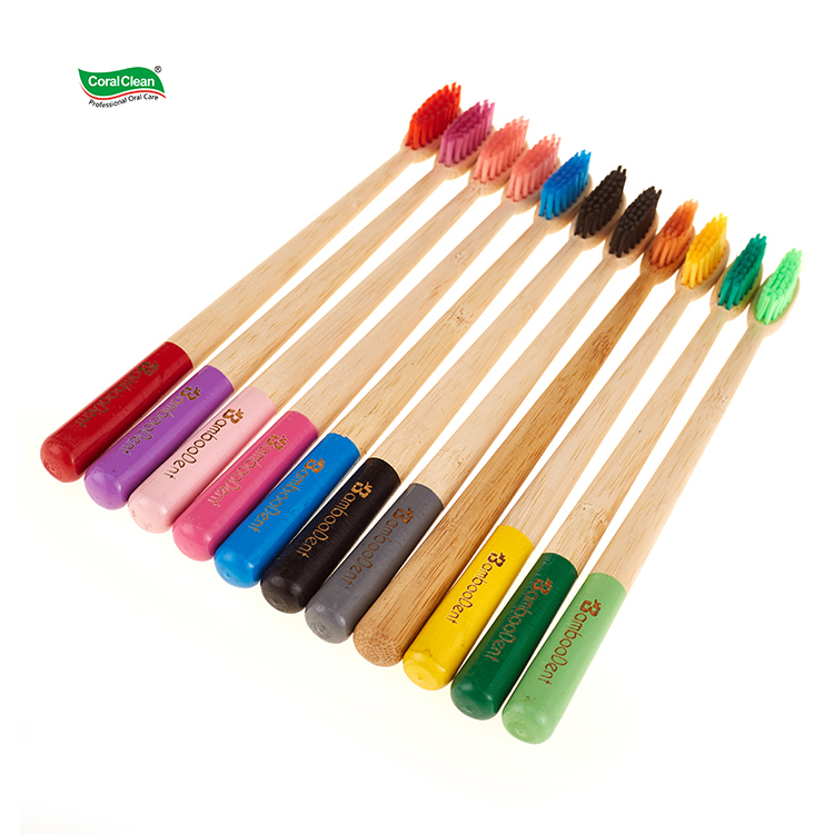 Personal Care High Quality Soft Bristles Adult Bamboo Toothbrush