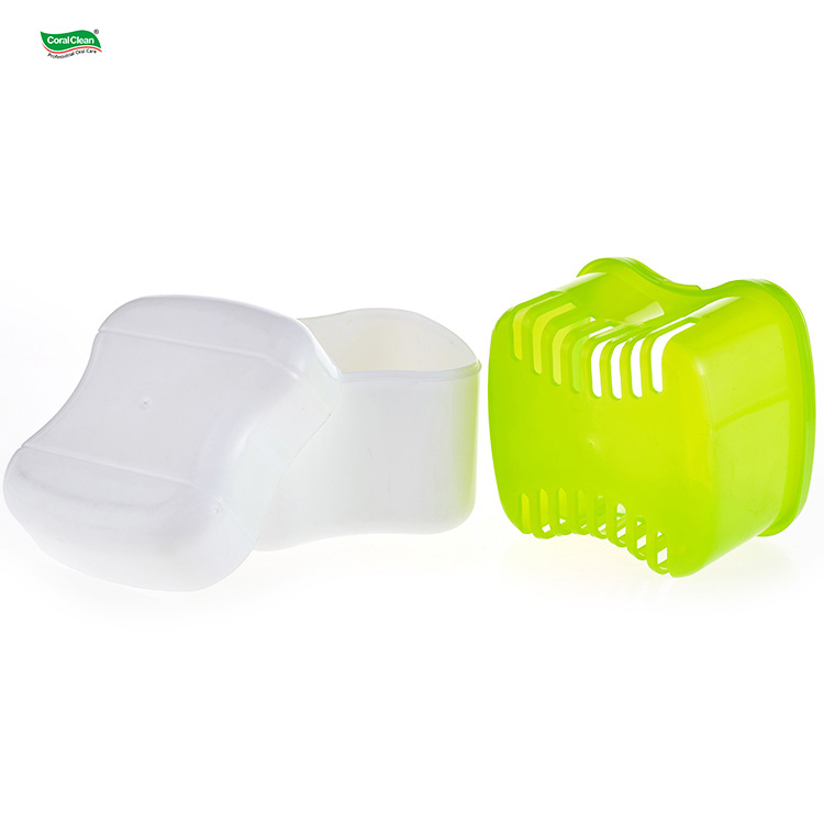 Factory Price Customized Logo Colorful Plastic Orthodontic Denture Storage Box